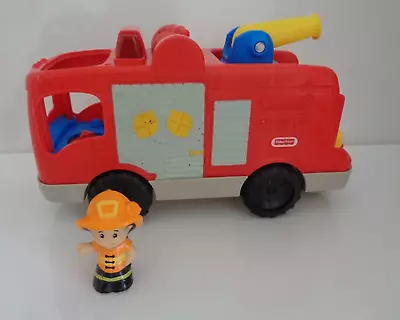 Buy Fisher Price Little People Fire Engine Lights & Sounds • 5.50£
