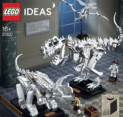 Buy Brand New LEGO Ideas 21320 Dinosaur Fossils 2 Minifigures T-Rex Retired Set • 79.95£