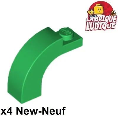 Buy LEGO 4x Brick Arche Arch 1x3x2 Curved Curve Top Green/Green 6005 New • 2.17£