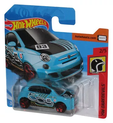 Buy Hot Wheels HW Daredevils (2017) Blue Fiat 500 Toy Car 2/5 - (Short Card) • 19.51£