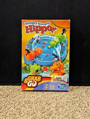 Buy Hasbro Hungry Hippos Grab & Go Board Game (Slight Box Damage)  • 4.99£
