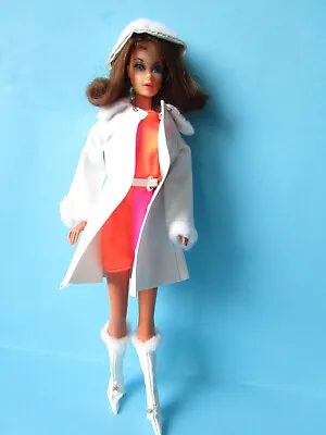 Buy Twist & Turn Flip Barbie No. 1160 From 1969 Brunette With Eyelashes • 169.43£