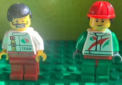 Buy LEGO Minifigure Octan Race Team Vintage X 2 • 6.99£