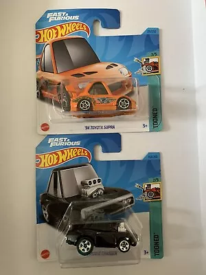 Buy Hot Wheels Tooned Fast And Furious Set Brian And Dom • 10£