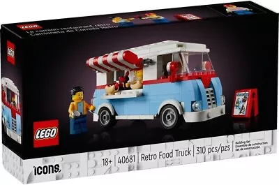 Buy LEGO 40681 RETRO FOOD TRUCK Van Set VIP Limited Edition B Brand New Sealed Rare • 27.90£