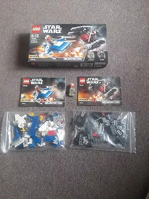 Buy LEGO Star Wars: A-Wing Vs. TIE Silencer (75196) NO KYLO REN MINIFIGURE  • 8£