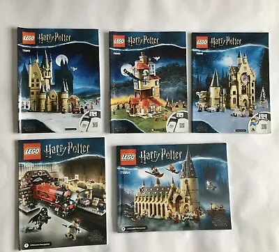 Buy Lego Harry Potter Bundle Instructions Manuals 75955 75948 75980 75969 75954 • 20£