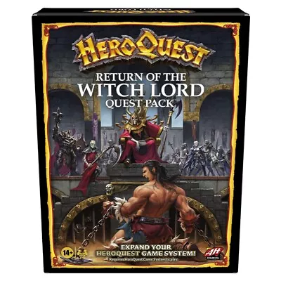 Buy HeroQuest Game System Return Of The Witch Lord Quest Expansion Pack Brand New • 32.99£