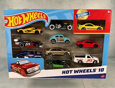 Buy Hot Wheels 10-Car Gift Pack Of 1:64 Scale Vehicles​ (As Pictured) #14 New • 14.95£