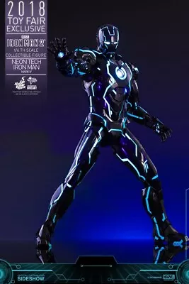 Buy Hot Toys MMS485D24 Neon Tech Iron Man Mark IV 1/6th Scale Action Figure • 390£