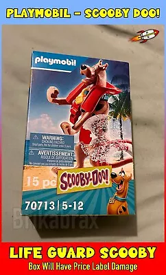 Buy Scooby Doo! Playmobil 70713 Life Guard Scooby (Box Will Have Price Labels) New • 2.99£