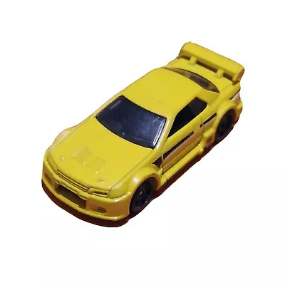 Buy Hot Wheels Nissan Skyline GT-R (R32) 2002 2015 Mattel Yellow 1/64 • 6.99£