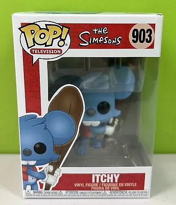 Buy ⭐️ ITCHY 903 The Simpsons ⭐️ Funko Pop Figure ⭐️ BRAND NEW ⭐️ • 30£