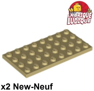 Buy LEGO 2x Plate Flat 4x8 8x4 Beige/Tan 3035 New • 1.99£