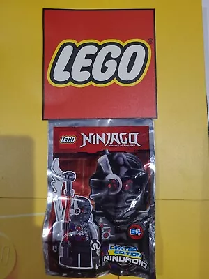 Buy LEGO Ninjago Limited Edition Nindroid Black Wrap Minifigure In Poly Bag New  • 2.99£