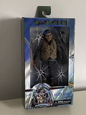 Buy Neca Iron Maiden Aces High Eddie 8  Clothed Action Figure Retro Doll Mego 14959 • 27£