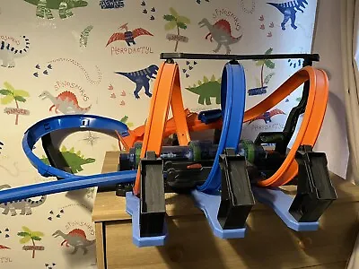 Buy Mattel Hot Wheels Corkscrew Crash Car Track Play Race Set Fully Working • 18£
