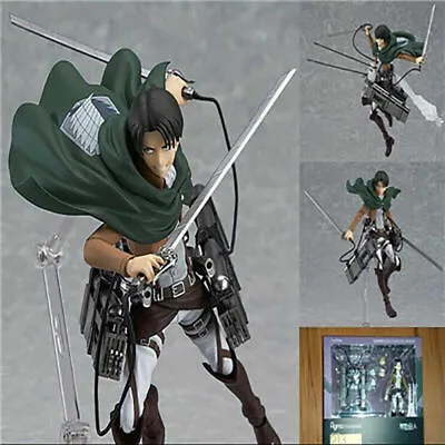 Buy 5.3  Anime Attack On Titan Figma 213 Levi·Ackerman Action Figure Without Box • 16.78£