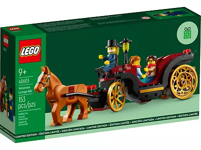 Buy Limited Edition LEGO Wintertime Carriage Ride 40603 - 153 Pieces - Ages 9+ • 29.99£