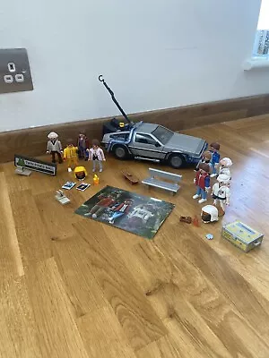Buy ⭐️Playmobil Back To The Future DeLorean Car Figures Accessories Bundle⭐️ • 35£