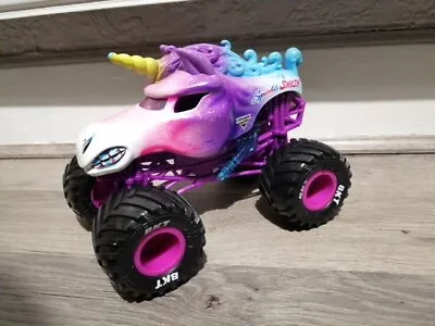 Buy Hot Wheels Monster Jam Rare Unicorn Sparkle Smash 1:24 Truck • 17.99£