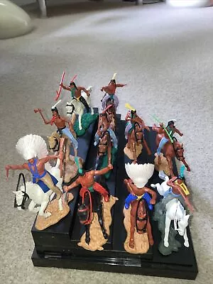 Buy Vintage Timpo American Red Indians On Horses • 34.99£