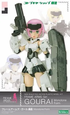 Buy FRAME ARMS GIRL GOURAI MONOTONE FORM Plastic Model Kit KOTOBUKIYA NEW From Japan • 93.71£