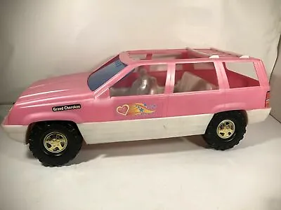 Buy Vintage Tim Mee Toys Jeep Grand Cherokee Toy Car 1994 Huge Fits Barbie Made USA • 47.82£
