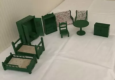 Buy Sylvanian Family, Vintage Green Furniture, Original Items, Classic Toys, Used • 3£