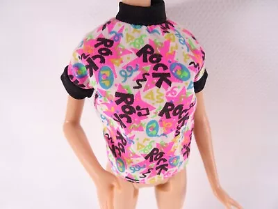 Buy Fashion Clothing Fashion T-Shirt For Barbie Or Similar Fashion Doll As Pictured (10160) • 5.09£