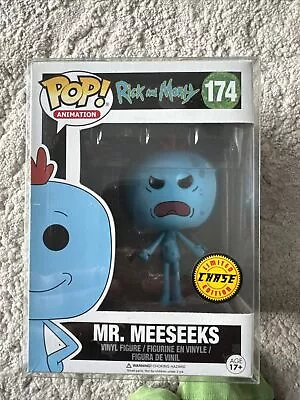 Buy Funko POP Animation Figure : Rick And Morty #174 Mr Meeseeks [Chase] • 12£