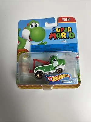 Buy Hot Wheels Super Mario Green And White Yoshi Tow Truck Car • 14.99£