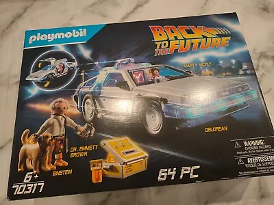 Buy Playmobil *NEW* Back To The Future DeLorean Car Toy With Marty McFly  70317 #2 • 45£