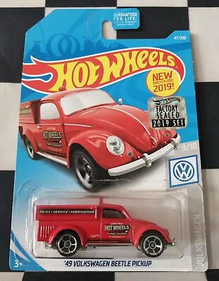 Buy Hot Wheels Factory Sealed 2019 Set 49 Volkswagen Beetle Pickup 47/250 #9/10 • 7.99£