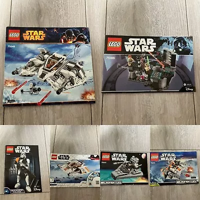 Buy Lego Star Wars Manual Booklets Only Choose A Booklet (64) • 1.99£