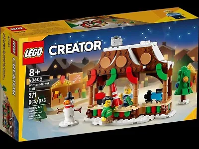 Buy LEGO 40602 Christmas Winter Market Stall - Brand New Sealed • 13.99£