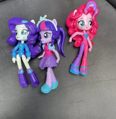 Buy My Little Pony Equestria Girls Minis Poseable Figures X 3 Job Lot Of 3 Figures • 12£