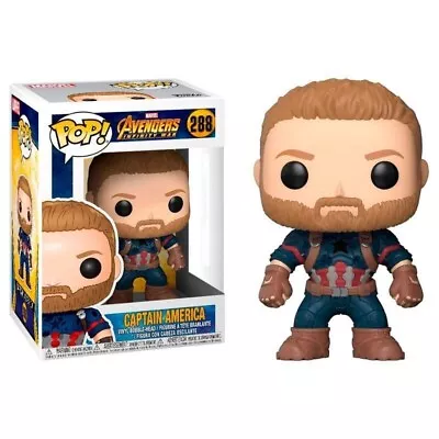 Buy Funko Pop Marvel Avengers Infinity War Bearded Captain America New In Box • 12£