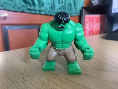 Buy LEGO Marvel Hulk Minifigure SH013 From Hulk's Helicarrier Breakout 6868 Set • 12.99£