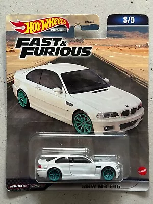 Buy Hot Wheels Premium Fast And Furious BMW M3 E46 Real Riders F7 • 19.99£