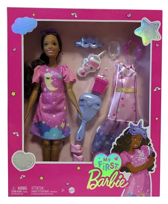 Buy Mattel HMM67 My First Mobile Barbie Deluxe Doll 34cm + 2 Outfits + Accessories • 25.07£