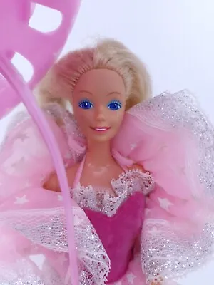 Buy Vintage 1985 Dream Glow Barbie Doll Mattel With Original Clothing Shoe Umbrella • 62.44£