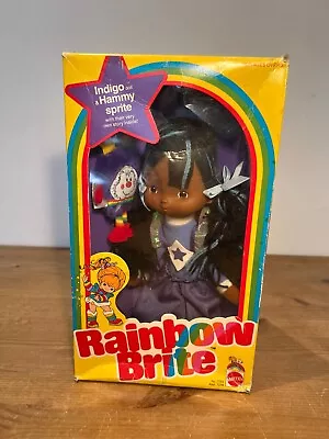 Buy New RARE Vintage Mattel 80's MIB Rainbow Bright Doll Indigo & Hammy Sprite NRFB • 250£