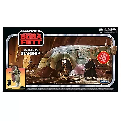 Buy Star Wars The Vintage Collection - Boba Fett's Starship Action Figure & Vehicle • 139.99£