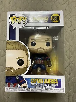Buy Funko Pop Marvel Avengers Infinity War Bearded Captain America 288 • 10.99£