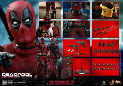 Buy New Hot Toys MMS490 Deadpool 2 1/6 Figure 2.0 Collecttible Action Figure • 365£