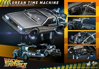 Buy Delorean Time Machine Back To The Future II One Sixth Scale Hot Toys • 1,199£