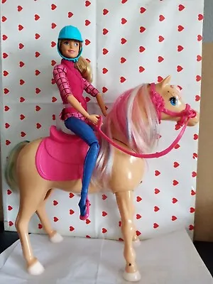 Buy Mattel Barbie Dancing Fun Horse And Doll Musical Prance Dance 2015 Toys • 14.99£