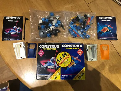 Buy Vintage 1986 Fisher-Price CONSTRUX Imagination Ultralight 6012 6013 Complete • 9.99£