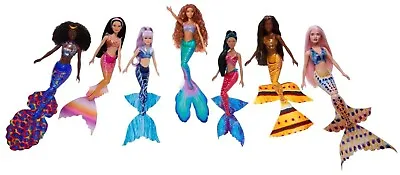 Buy The Little Mermaid Disney 7 Dolls Set Hlx18 Mattel • 192.83£